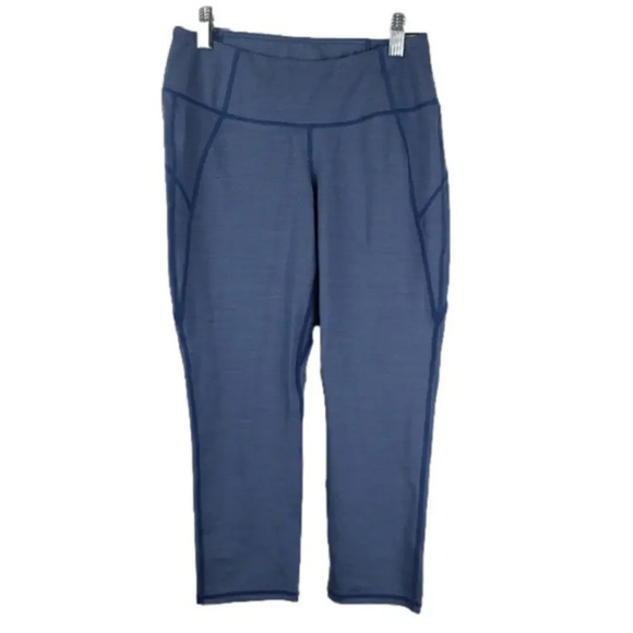 KUHL Capri Leggings Size XS Blue Gray Atlantic Workout Gym Activewear Athleisure - Picture 1 of 9